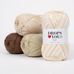 Strickgarn Drops Loves You 7 2nd Edition Uni Colour 27 Forget-Me-Not Strickgarn - 2