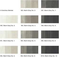 Felt-Tip Pen Copic Classic Markers Warm Gray 12 pcs - 1