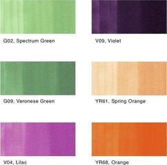 Flomaster Copic Sketch Резервоар за мастило Secondary Tones 6 Ком - 1