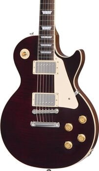 E-Gitarre Gibson Les Paul Standard 50s Figured Top Translucent Oxblood E-Gitarre - 3