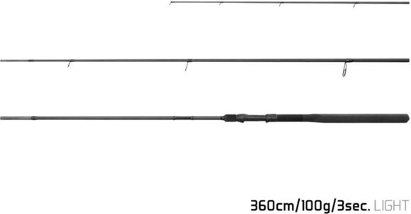 Feeder prut Delphin MAGMA REAXE 30T Prut 3,6 m 100 g 3 díly - 2