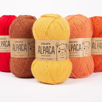 Pletací příze Drops Alpaca Mix 607 Brown Pletací příze - 3