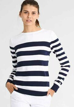 Hoodie/Sweater Puma Nautical Sweater Bright White-Peacoat XS Womens - 2