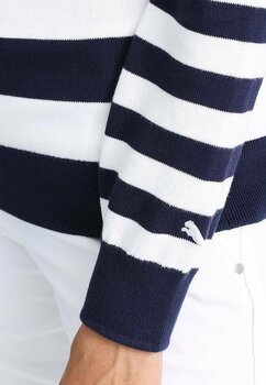 Tröja Puma Nautical Sweater Bright White-Peacoat XS Womens - 4