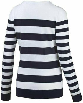 Hoodie/Sweater Puma Nautical Sweater Bright White-Peacoat XS Womens - 5