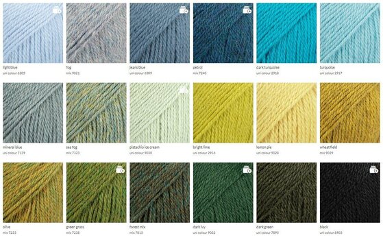 Fil à tricoter Drops Alpaca Mix 6834 Midnight Blue Fil à tricoter - 9