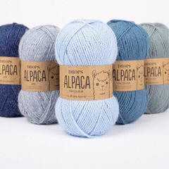 Stickgarn Drops Alpaca Uni Colour 100 Off White Stickgarn - 4