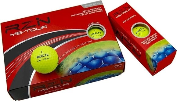 Balles de golf RZN MS Tour Yellow Balles de golf - 2