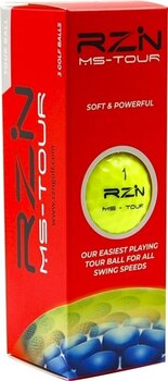 Golfbollar RZN MS Tour Yellow Golfbollar - 4