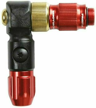 Pompa a pedale Lezyne Steel Floor Drive Red - 2