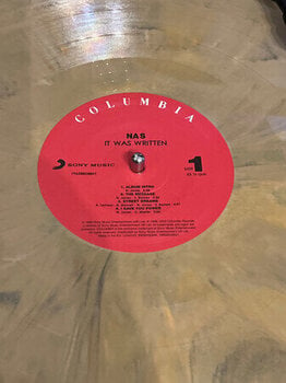 Δίσκος LP Nas - It Was Written (Gold / Black Marbled Coloured) (Reissue) (2 LP) - 2