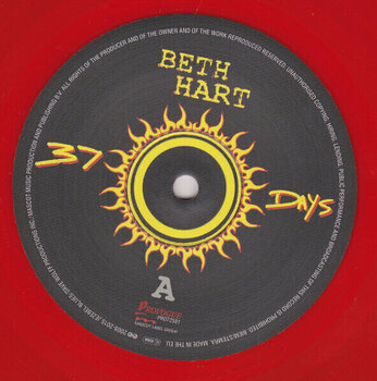 Vinyl Record Beth Hart - 37 Days (Transparent Red Coloured) (Limited Edition) (Reissue) (2 LP) - 2