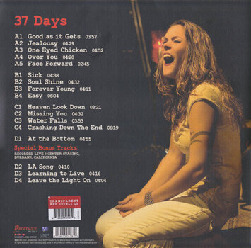 Płyta winylowa Beth Hart - 37 Days (Transparent Red Coloured) (Limited Edition) (Reissue) (2 LP) - 6