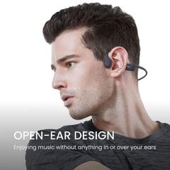 Hörlurar med benledning Shokz OpenRun Mini USB-C Black Hörlurar med benledning - 7