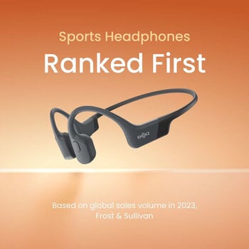 Bone Conduction Headphones Shokz OpenRun USB-C Black Bone Conduction Headphones - 8