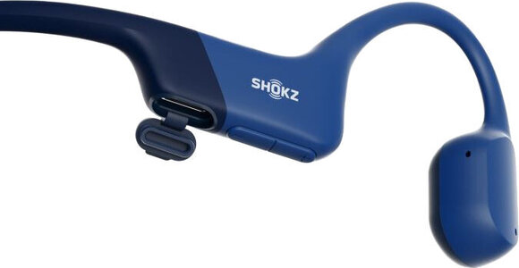 Bone Conduction Headphones Shokz OpenRun USB-C Blue Bone Conduction Headphones - 3