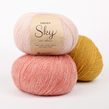 Fios para tricotar Drops Sky Mix 03 Grey Fog Fios para tricotar - 4