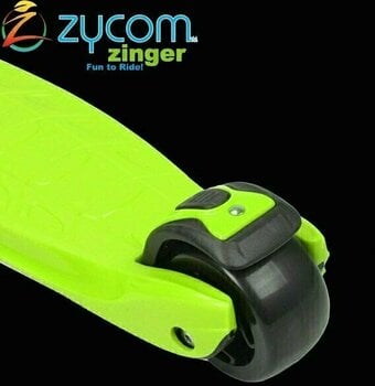 Barn Sparkcykel / Trehjuling Zycom Scooter Zinger Lime/Black - 7