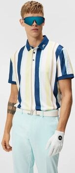 Polo košeľa J.Lindeberg Tour Tech Reg Fit Print Mens Painted Wax Stripe Yellow M Polo košeľa - 2