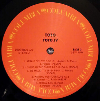 Vinylskiva Toto - Toto IV (Reissue) (Remastered) (LP) - 3