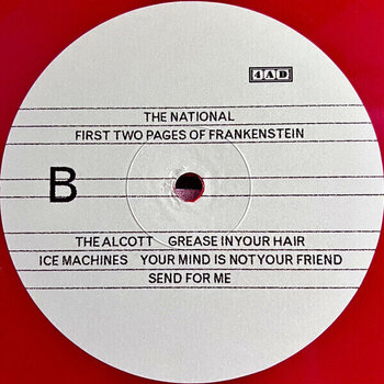 Vinylskiva National - First Two Pages of Frankenstein (Limited Edition) (Red Coloured) (LP) - 4