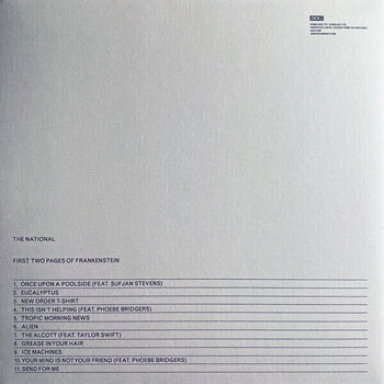 LP National - First Two Pages of Frankenstein (Limited Edition) (Red Coloured) (LP) - 5