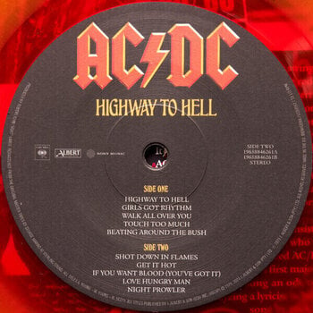 Disque vinyle AC/DC - Highway To Hell (Red/Orange Merge Coloured) (Limited Edition) (Anniversary Edition) (LP) - 3