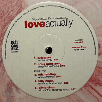 Vinyl Record Various Artists - Love Actually (Red & White Coloured) (Limited Edition) (2 LP) - 6