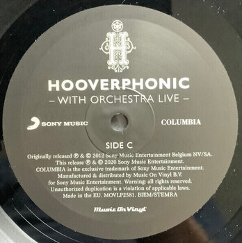 Disque vinyle Hooverphonic - With Orchestra Live (180 g) (Reissue) (2 LP) - 4