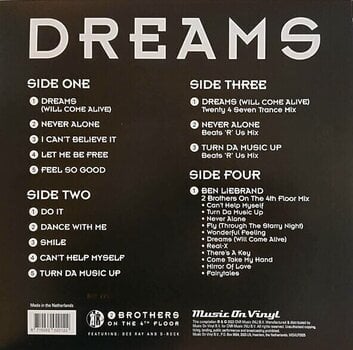 Vinylplade Two Brothers On the 4th Floor - Dreams (Crystal Clear Coloured) (180 g) (Limited Edition) (Reissue) (2 LP) - 6