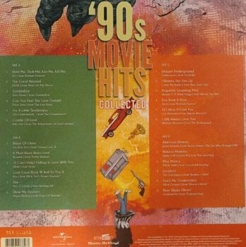 Vinyylilevy Various Artists - 90's Movie Hits Collected (180 g) (2 LP) - 2