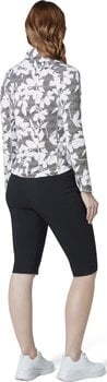 Sweat à capuche/Pull Callaway Womens Textured Abstract Print Long Sleeve Top Caviar M Sweat-shirt - 4