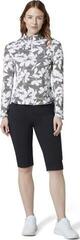 Hanorac/Pulover Callaway Womens Textured Abstract Print Long Sleeve Top Caviar S Hanorac - 2