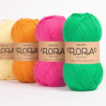 Breigaren Drops Flora Uni Colour 32 Dark Green Breigaren - 6