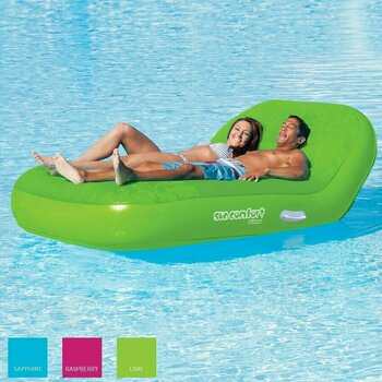 Colchón de la piscina Airhead Inflatable Double Chaise Lounge 2P Colchón de la piscina - 2