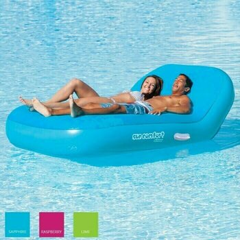 Colchón de la piscina Airhead Inflatable Double Chaise Lounge 2 Persons saphire - 2
