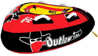 Kolo tuba, banan do holowania Sportsstuff Towable Outlaw 1 Person Red/Black/Yellow - 2