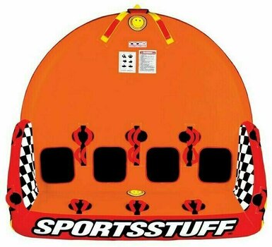 Aufblasbare Ringe / Bananen / Boote Sportsstuff Towable Great Big Mable 4 Persons Orange/Black/Red - 2