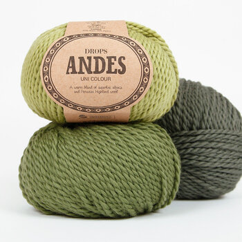 Stickgarn Drops Andes Uni Colour 9021 Almond Stickgarn - 3