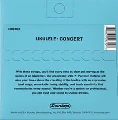 Cuerdas para ukelele de concierto Dunlop DUQ302 Cuerdas para ukelele de concierto - 1