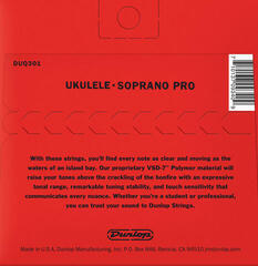 Saiten für Sopran-Ukulele Dunlop DUQ301 Saiten für Sopran-Ukulele - 1