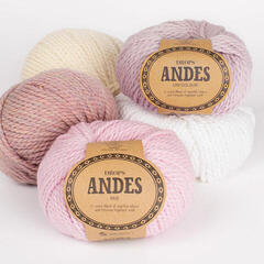 Stickgarn Drops Andes Mix 0619 Beige Stickgarn - 5