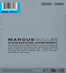 Bass guitar strings Dunlop DBMMS45125 Marcus Miller Super Bright MD-5 Bass guitar strings - 1