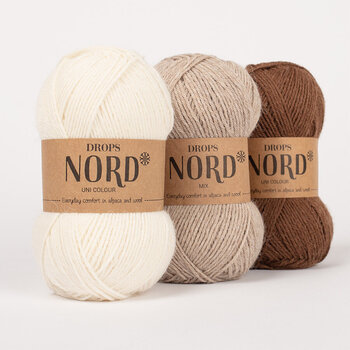 Fire de tricotat Drops Nord Mix 03 Pearl Grey Fire de tricotat - 3