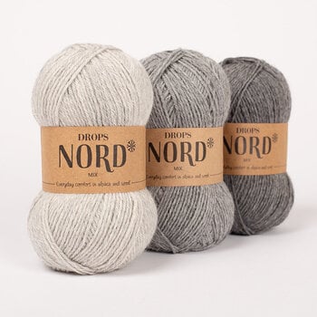 Strickgarn Drops Nord Uni Colour 19 Forest Green Strickgarn - 6