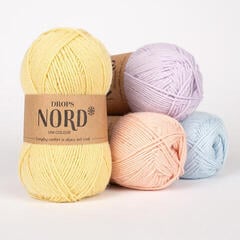 Fire de tricotat Drops Nord Uni Colour 18 Goldenrod Fire de tricotat - 1