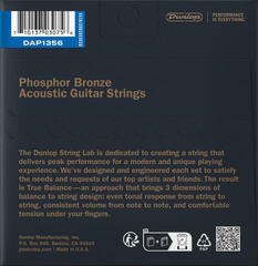Akusztikus gitárhúrok Dunlop DAP1356 Akusztikus gitárhúrok - 1