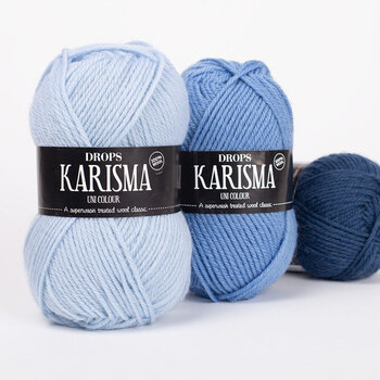 Kötőfonal Drops Karisma Uni Color 19 White Kötőfonal - 3