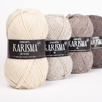 Плетива прежда Drops Karisma Uni Color 19 White Плетива прежда - 5