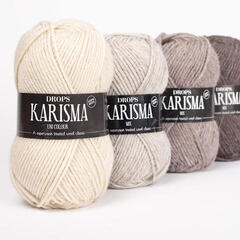 Fios para tricotar Drops Karisma Mix 56 Dark Brown Fios para tricotar - 4